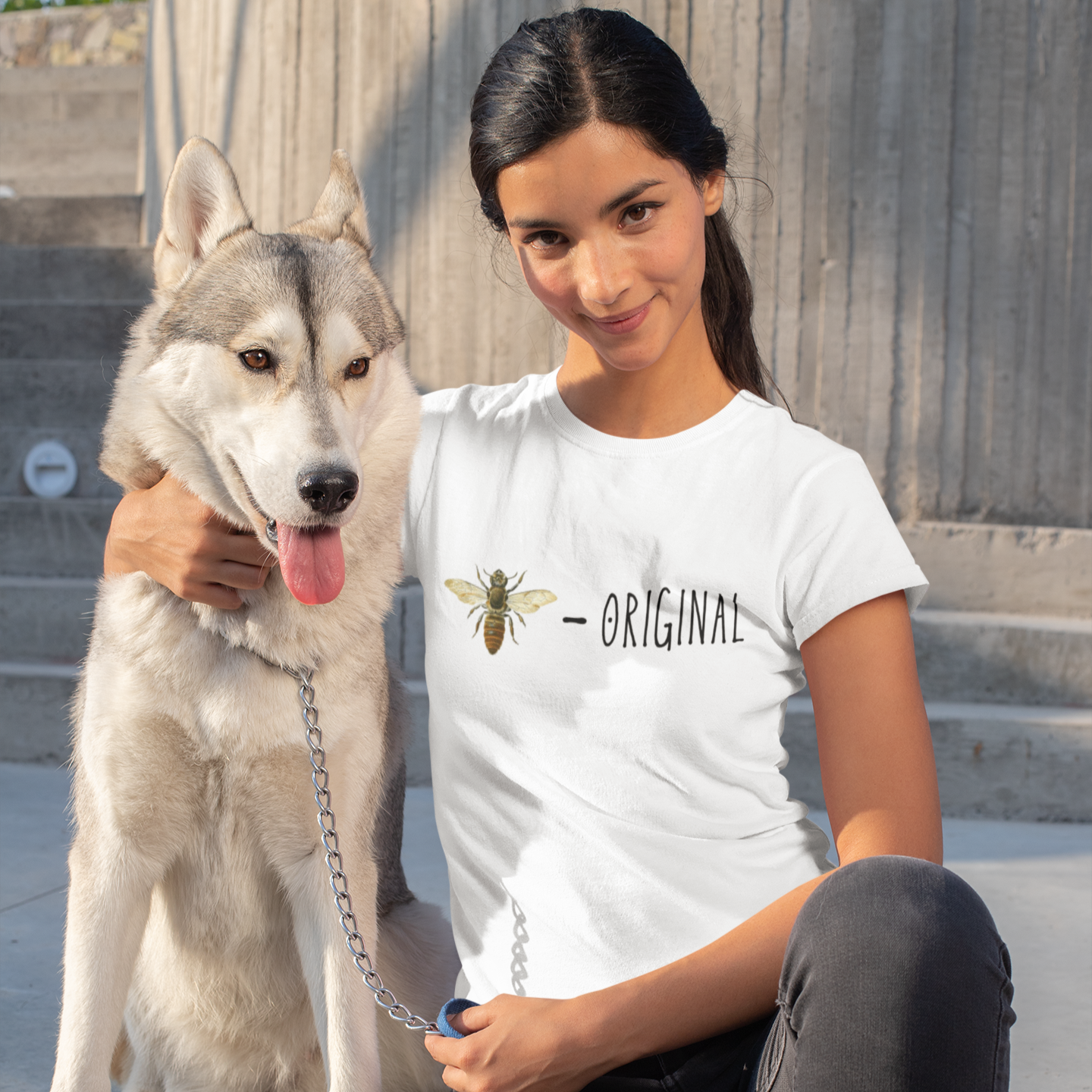 Bee Original Design Unisex Jersey Tee - Nature Inspired Graphic T-Shirt